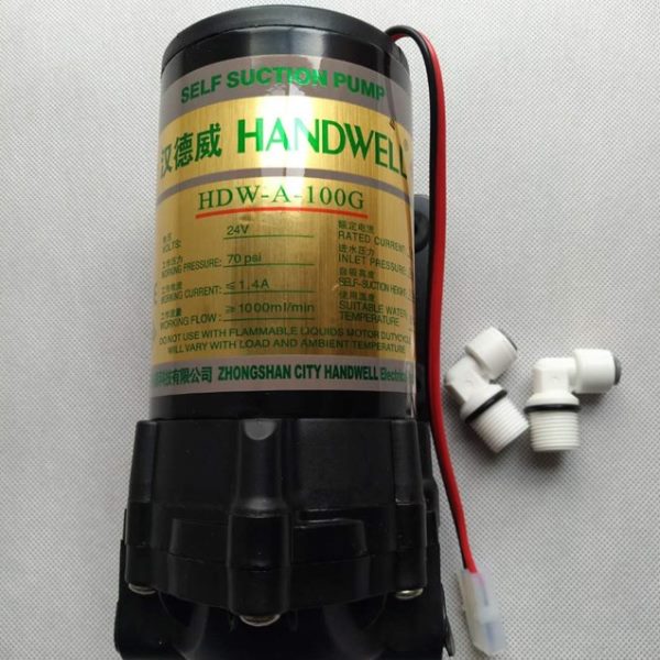 纯水机专用水泵电机汉德威增压一体自吸泵75G100G200G400G600B泵