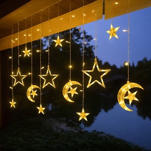 星星灯满天星小彩灯过年led装饰灯楼房阳台闪灯串串灯气氛围布置