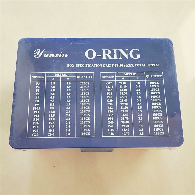 橡胶圈密封圈O型圈修理盒包维修套装国美日标挖土机堆高机耐高温