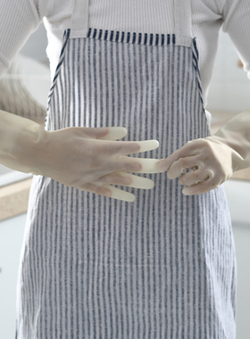 洗碗手套女夏季干活丁腈橡胶耐用型家务防水厨房洗衣服乳胶丁晴刷