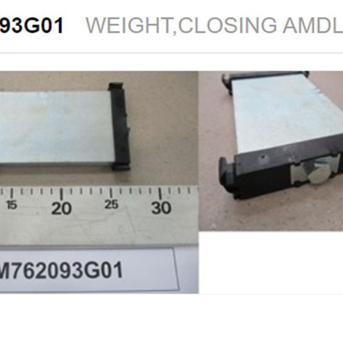 通力电梯加重重锤 通力KM762093G01 关门重锤 长150mm 重锤钢丝绳