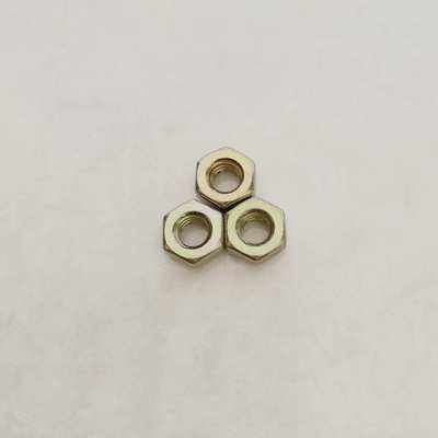 DIN980V美制全金属锁紧螺母  六角压点锁紧螺母M6