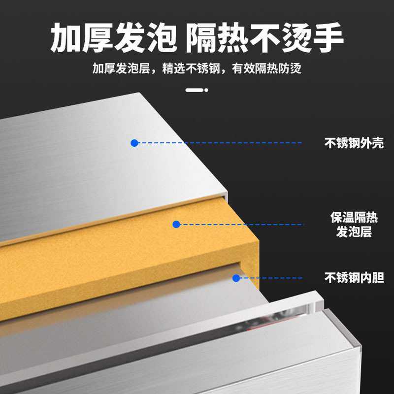 史蒂芬  RTP1780-A1双门不锈钢玻璃消毒柜 高低温可调 饭店消毒柜