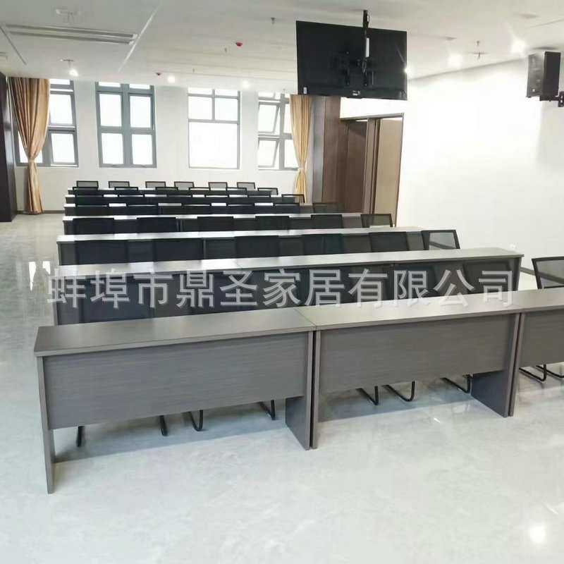 双人屏风隔断办公桌椅组合 学校教室桌椅套装 小型会议室全套桌椅