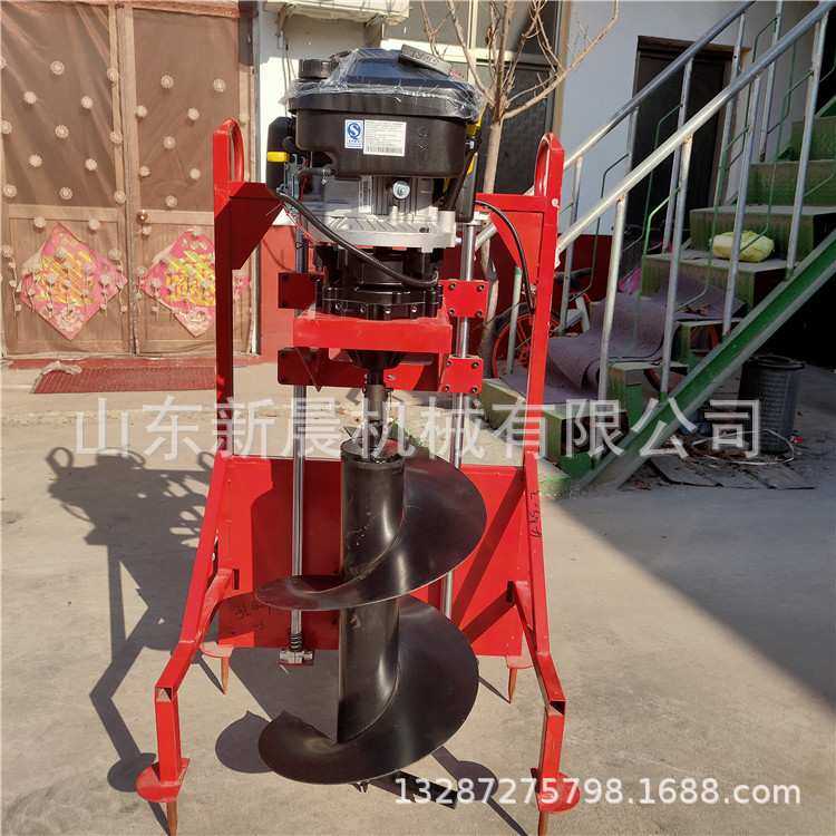 林木种植挖坑机 大功率汽油地钻机手提式挖坑机