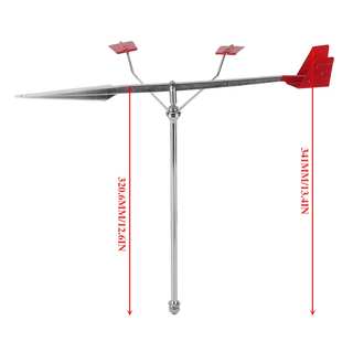 304不锈钢风向标 风向指示仪 标准风向仪 游艇帆船用五金配件