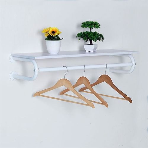 包邮上墙展示架壁挂架上墙女装店挂衣架童装店服装架侧挂装修衣架