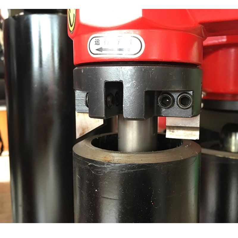 华威内胀式管道坡口机手持式磨口机电动管子平口机不锈钢破口机