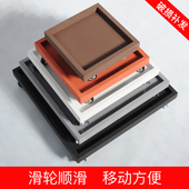 花盆托盘带轮方大口径室内轻便北欧简约接水盆盘底 灰白陶咖黑 包邮