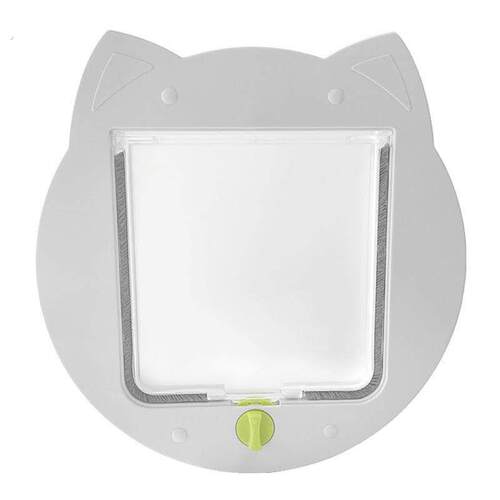 新型双向自由进出宠物门猫门狗门洞猫和小狗进出门安装木门玻璃门