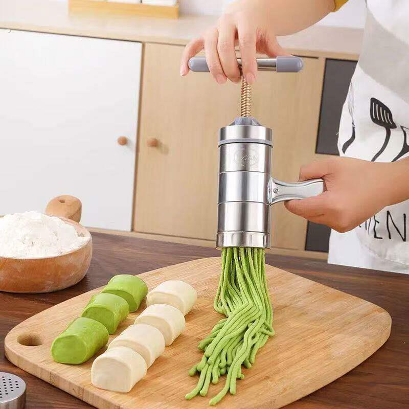 面条机不锈钢家用新款手动压面机饸烙面条机手工捞面机塑料压面机