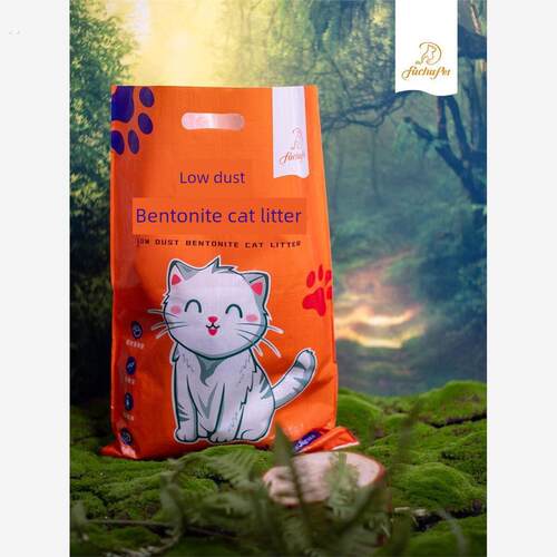膨润土猫砂便宜不粘底高结团猫沙除尘除臭