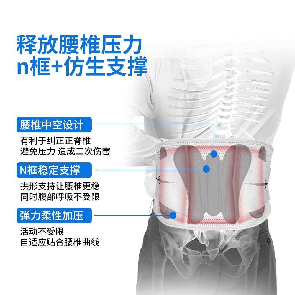 直销新款护腰椎护腰间盘突出护腰钢板固定支撑透气运动健身护腰带