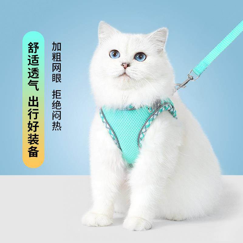 直销新款亚马逊新款宠物胸背带反光格子包边狗狗牵引绳中小型背心,宠物/宠物食品及用品,猫牵引绳,淘宝优惠券,粉丝福利购,淘宝优惠卷