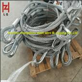 厂家直发钢丝绳索具 表层光滑无毛刺 镀锌钢丝绳直径36MM