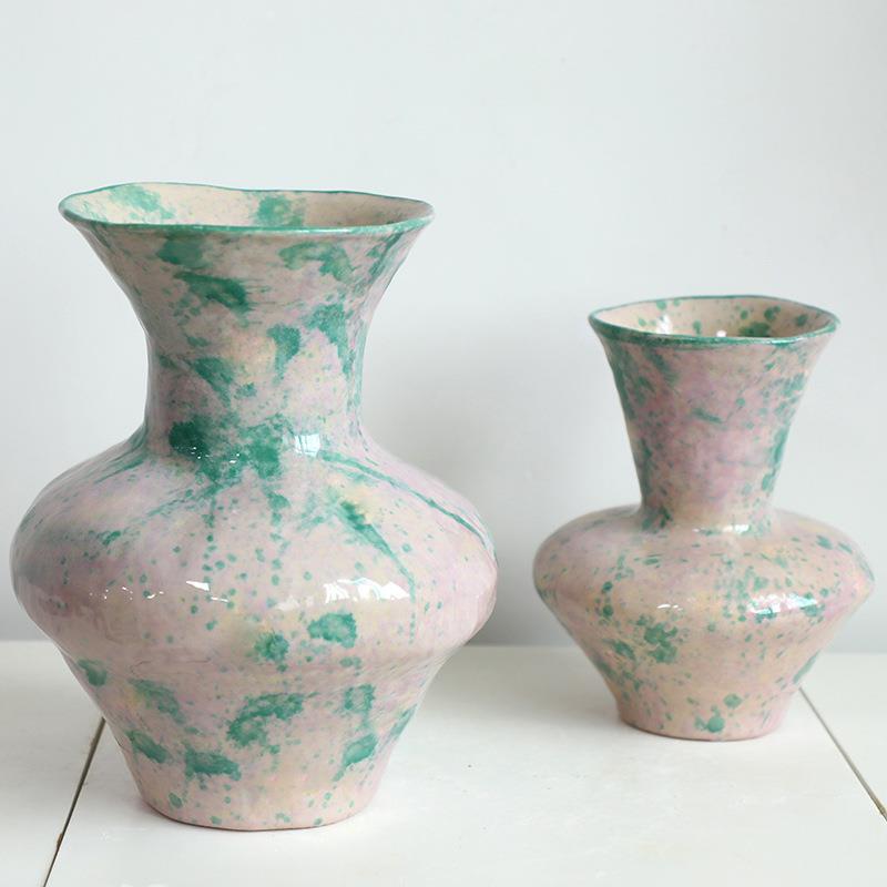 中古风陶瓷花瓶轻奢高级感新中式水养花器水培绿植桌面摆件