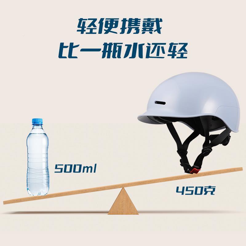 狮士3安头盔电动车四C车认证男女复古超轻季通用摩托车电瓶SS-125