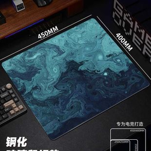 玻璃鼠标垫垫钢化升级顺滑电竞游戏吃鸡打瓦办公宿舍桌垫定制