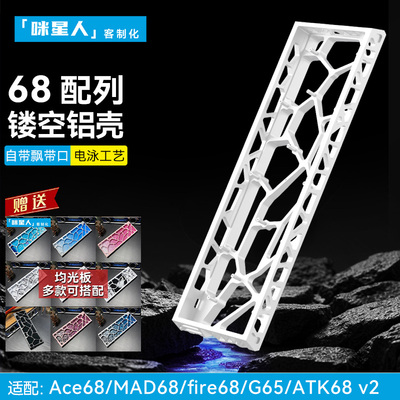 咪星人h68镂空铝壳适配美加狮