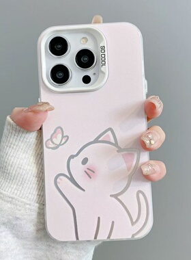 邦奥鸣小猫狗适用于苹果17Air手机壳iphone16e/苹果15PROMAX保护套14PLUS13PM12/11xr女Xmax防摔6/7/8P元气