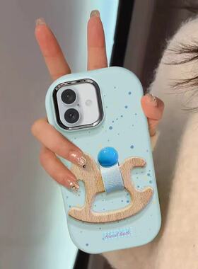 皮革木马支架适用于iQOO15/13/12PRO手机壳iqoo11/10neo9/8保护套iqooNEO10硅胶Z8软Z7新款z5套z3女VIVO镜框