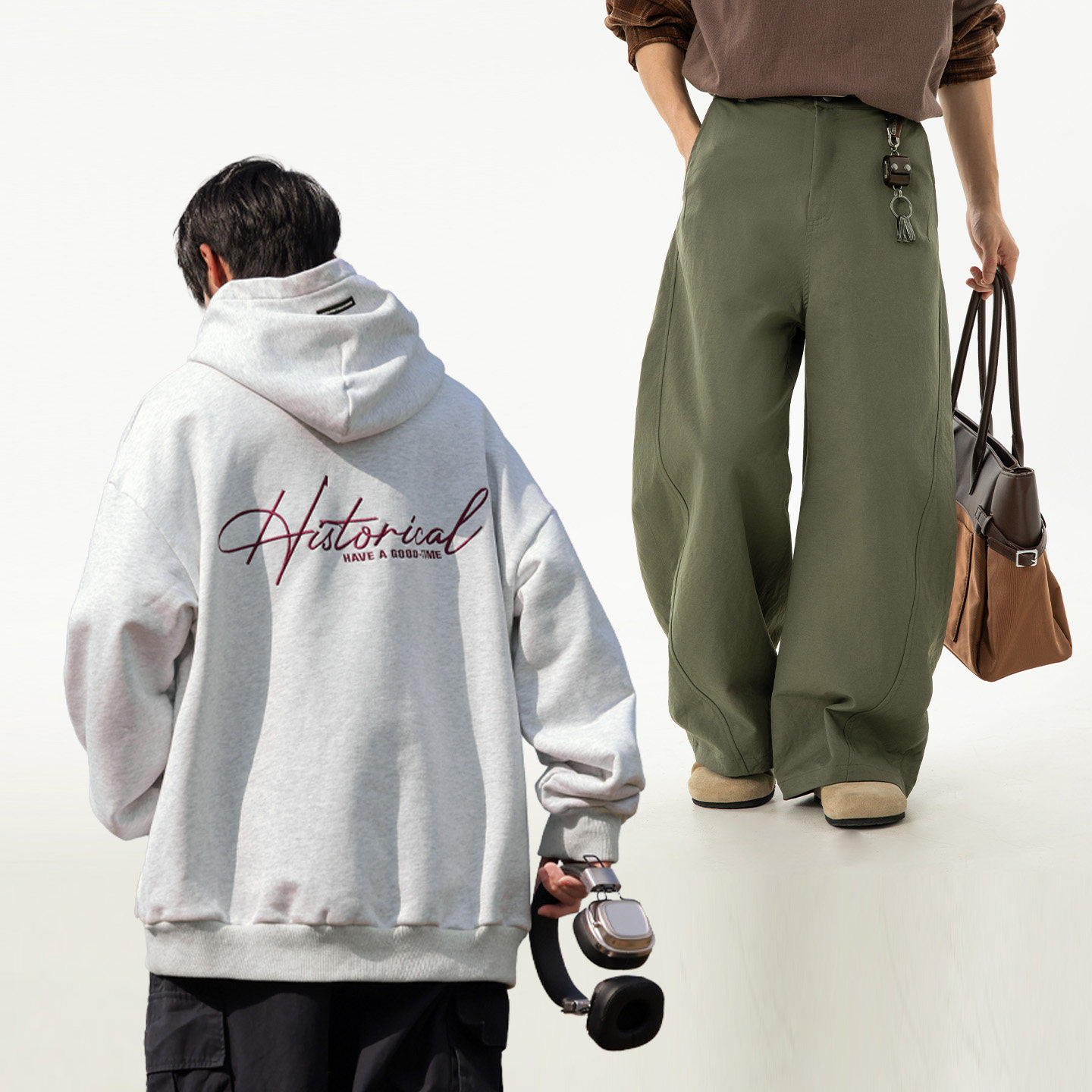 只要平凡慵懒风休闲连帽卫衣宽松百搭弯刀裤,男装,卫衣,淘宝优惠券,粉丝福利购,淘宝优惠卷