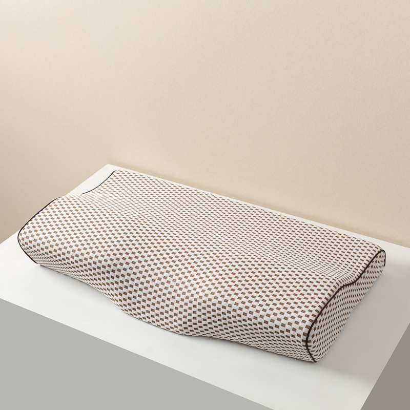 外贸爆款蝶形记忆枕护颈椎枕芯仰睡侧睡记忆棉枕头慢回弹枕垫腰枕