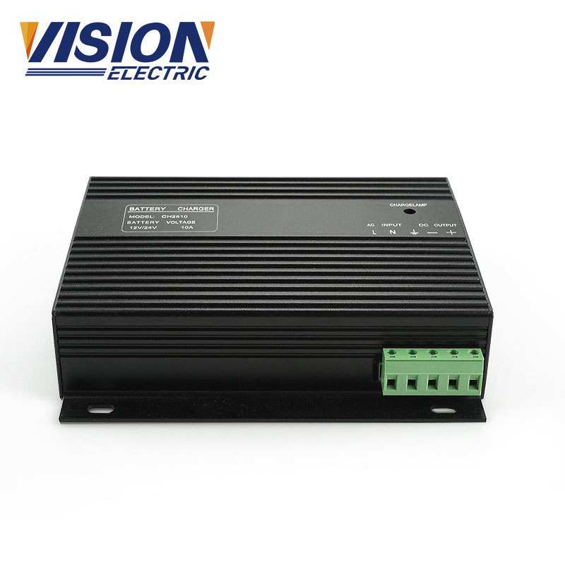 CH-2810A 浮充10A发电机浮充市电12V/24V自动切换充电器