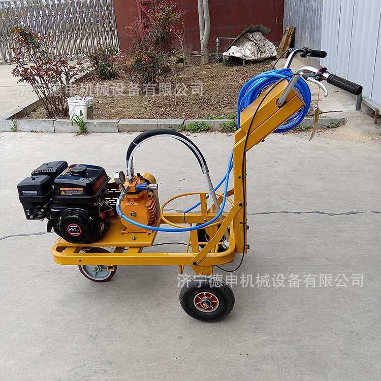 机场跑道沥青路面旧标线划线机 单抢无毛边公路划线设备 停车卫
