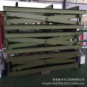 睿木工机械供应全自动升降压板机平台板式家具平台