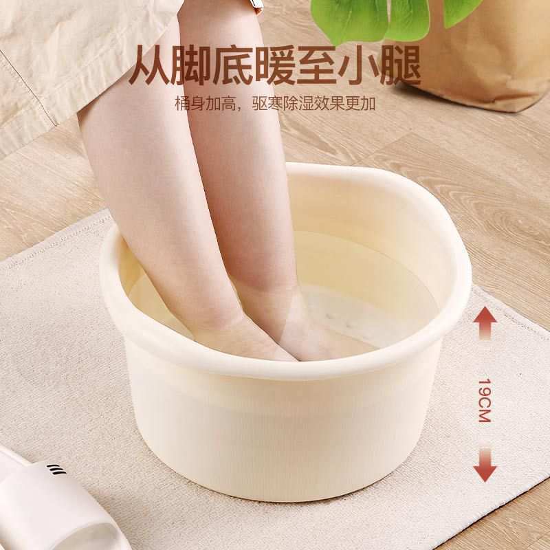 泡脚桶塑料足疗足浴盆沐足桶按摩加厚洗脚盆家用泡脚盆美甲店专用