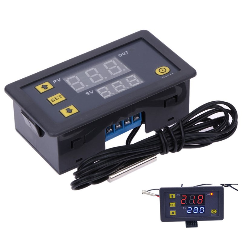 W3230高精度温度控制器 数显温控器模块 控温开关微型温控板12V