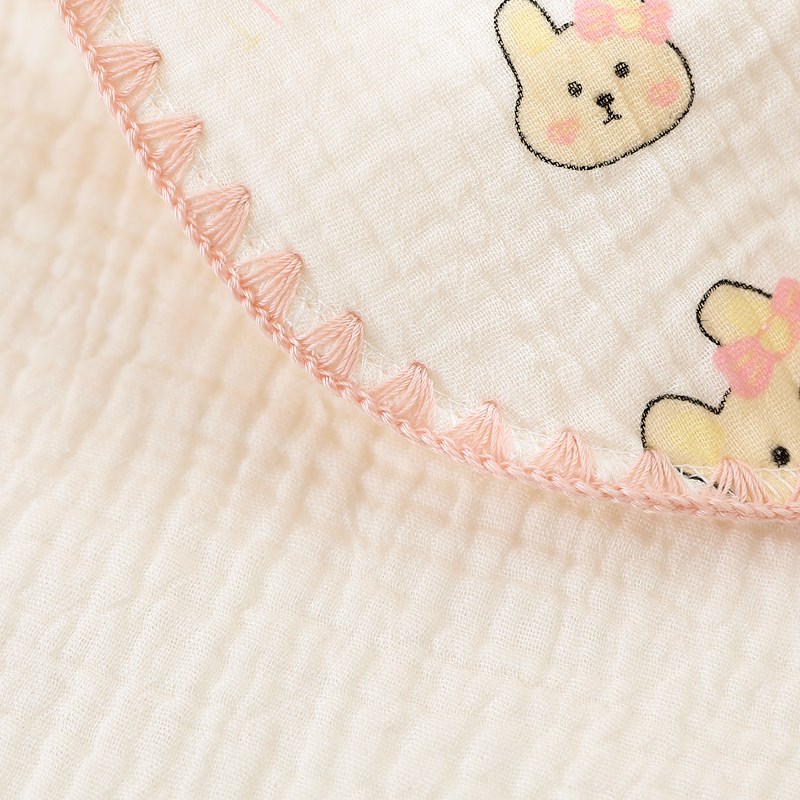 婴儿平枕纱布吸汗透气初生儿宝宝防吐奶枕垫枕巾新生儿云片枕