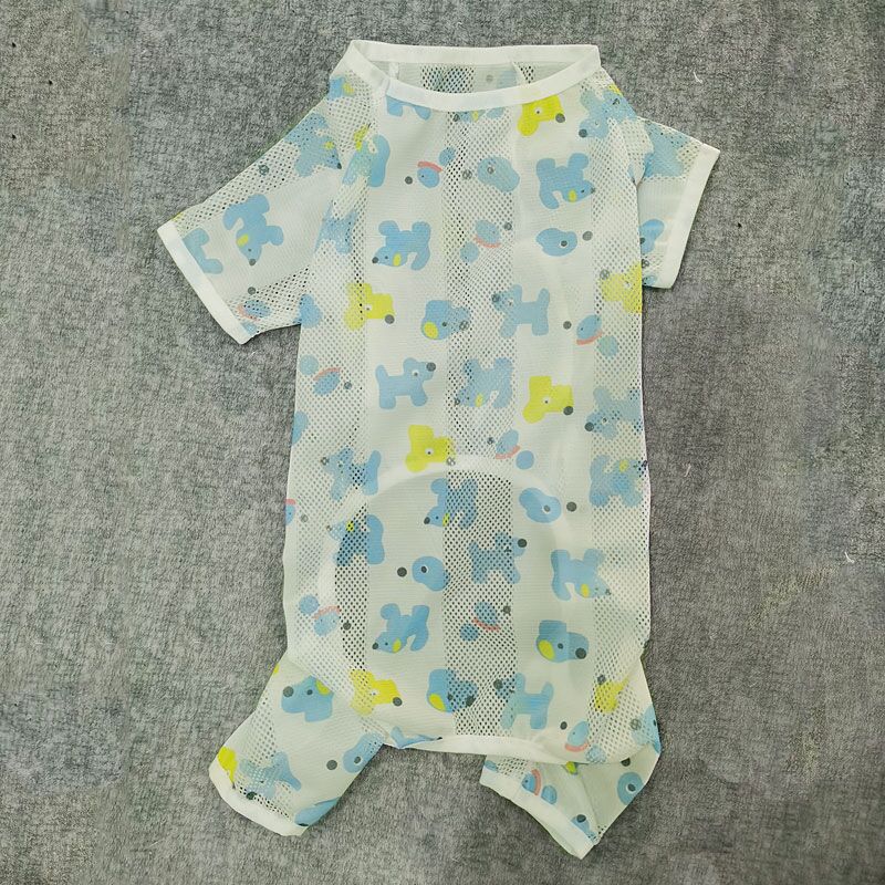 大狗狗防晒衣夏天四脚衣家居服大型犬网眼透气薄款金毛拉布拉多酷