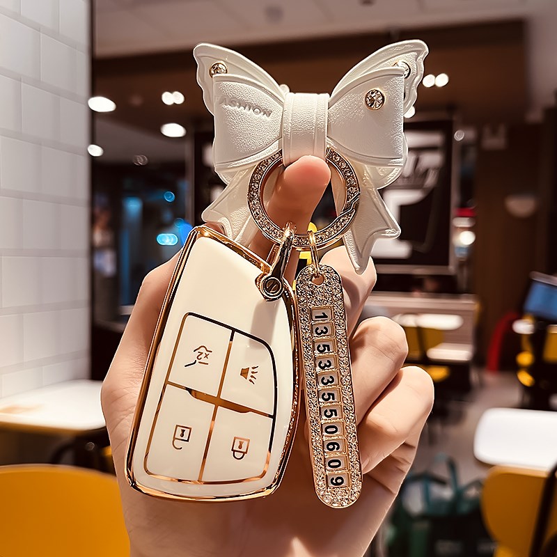 2022款别克昂科威S GS钥匙套20-21款昂科威plus车包扣壳男女