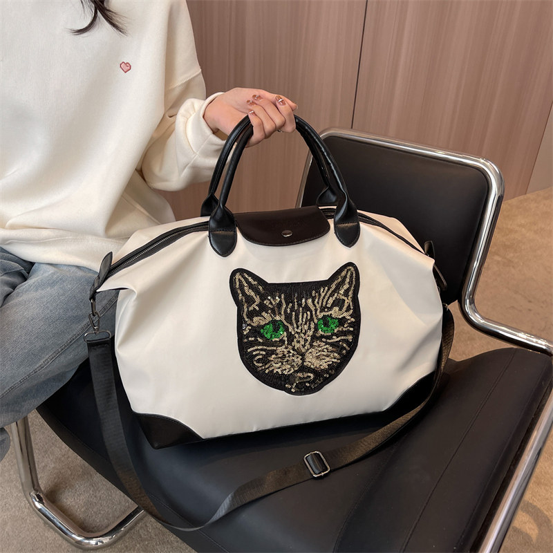 短途出差旅行包女大容量猫咪手提轻便旅游包登机行李包待产收纳包,箱包皮具/热销女包/男包,旅行袋,淘宝优惠券,粉丝福利购,淘宝优惠卷