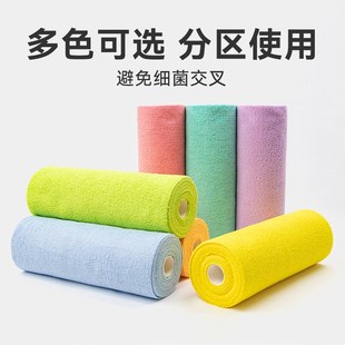 抹布吸水除尘清洁百洁布 家用厨房洗碗巾毛巾卷可重复使用卷装