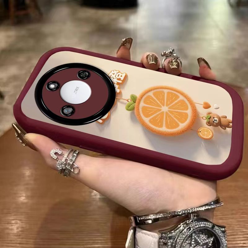 适用华为荣耀x60pro手机壳文字brp-anoo软硅胶honorx60保护套5g镜头全包防摔brc一an00个性创意荣誉x60i女款