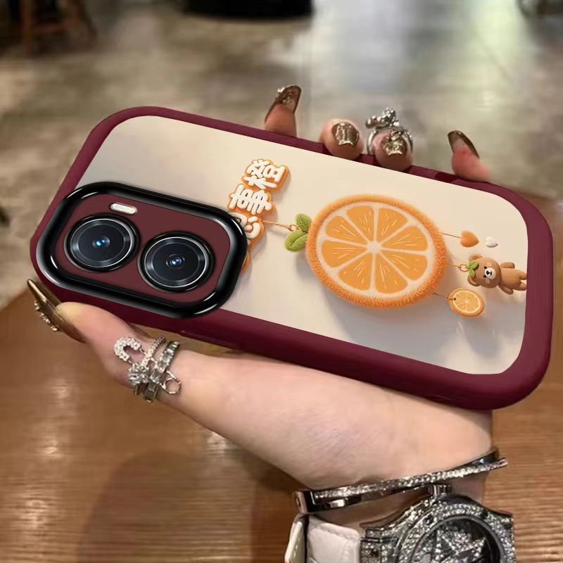 vivo y77手机壳V2219A软硅胶vlvoy77e保护套5g镜头全包防摔V2166BA个性创意viv0y76s文字v2156a卡通丫77女款