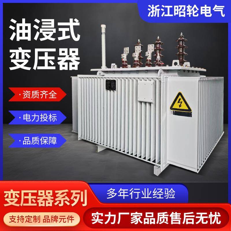 S11油浸式电力变压器315/630/1250kva户外10kv柱上高压变压器厂家