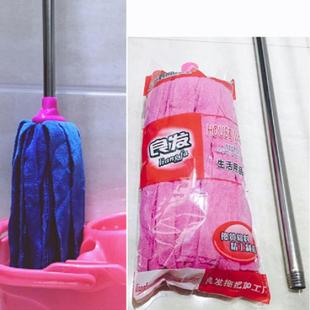 地拖拖布不锈钢拖把 超细纤维墩布拖把头普通家用吸水毛巾布老式