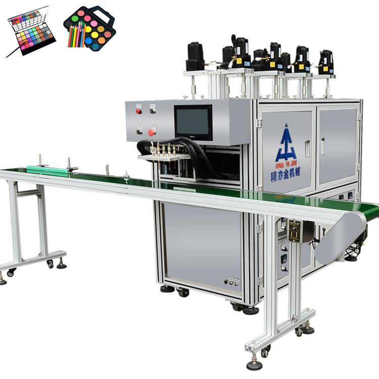 八色口红灌装机唇彩灌装机彩妆化妆品护肤品机械设备厂家