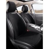 汽车四季 通用棉麻透气高端单片坐垫车内通用型防滑布艺后排长条垫