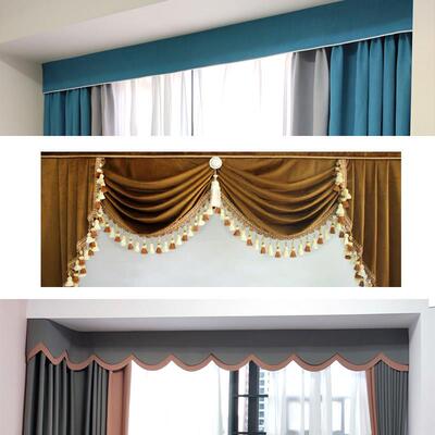 采购产品高品质手工窗帘头，定制窗帘，水波平褶，免打孔魔术贴，