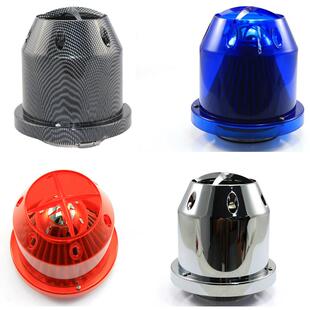 汽车高流量碳纤冬菇头改装空滤进气滤芯63/70/76MM空气滤清器通用