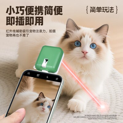 手机红外线逗猫激光笔钥匙扣B挂件扣宠物玩具用品猫咪自嗨棒