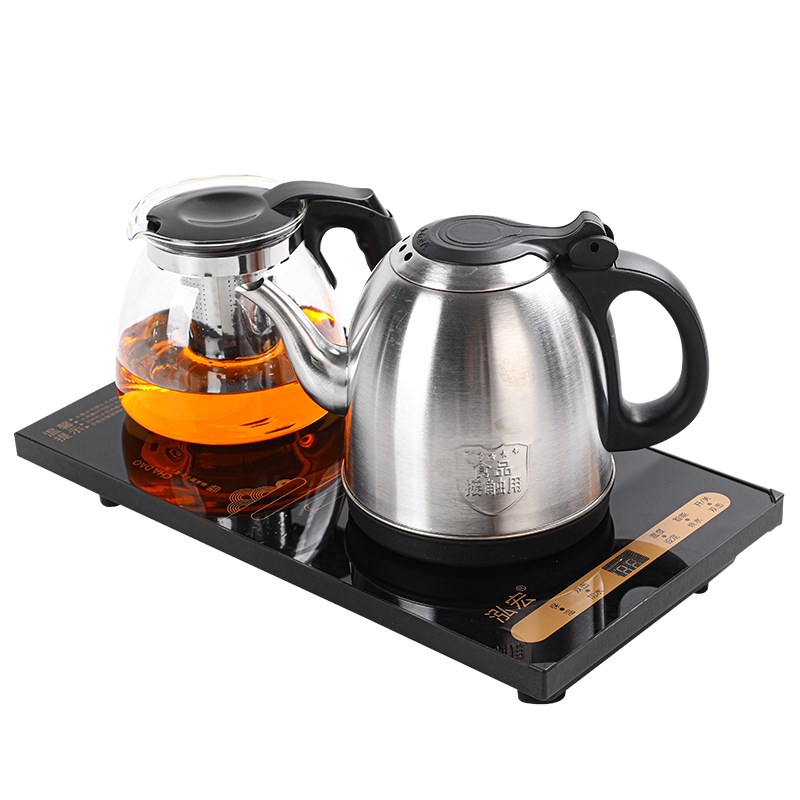 智能触摸全自动上水电磁茶炉快速加热茶艺炉三合一玻璃壶套装