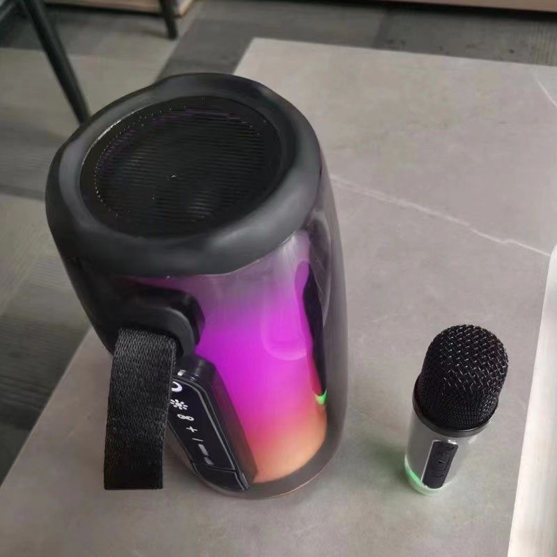 华强北蓝牙音箱脉动PLUSE7网红炫彩灯光无线音响超K歌便携