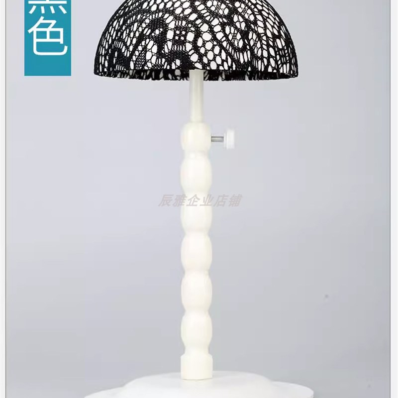 可升降铁艺假发支架家用放置头发可调节高度收纳支撑发块假发