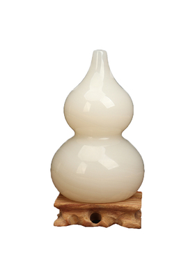 阿富汗天然玉石葫芦p摆件送礼平安寓意礼品家居摆件送朋友创意